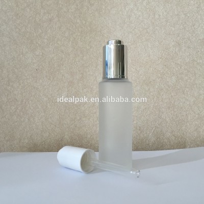 50ml glass dropper bottles glass serum bottles with dropper pumps push up droppers