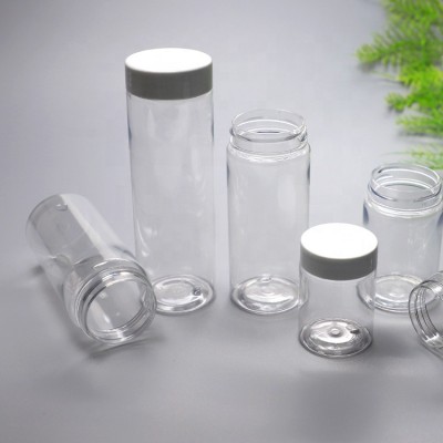 Plastic PET Jar with Screw Cap Food Jar